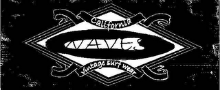 CALIFORNIA WAVES VINTAGE SURF WEAR logo