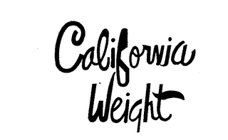 CALIFORNIA WEIGHT logo