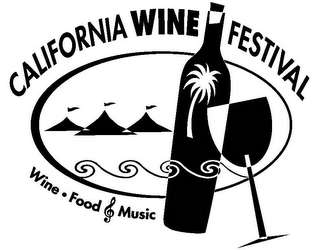 CALIFORNIA WINE FESTIVAL WINE · FOOD & MUSIC logo