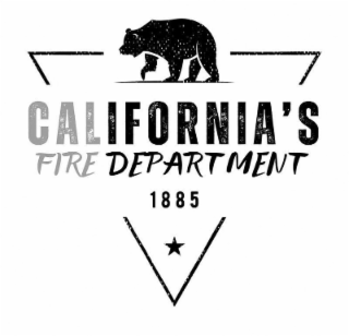 CALIFORNIA'S FIRE DEPARTMENT 1885 logo