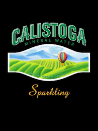 CALISTOGA SPARKLING MINERAL WATER BOTTLED WITH NATURE'S BEST logo