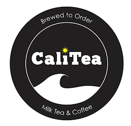 CALITEA BREWED TO ORDER MILK TEA & COFFEE logo