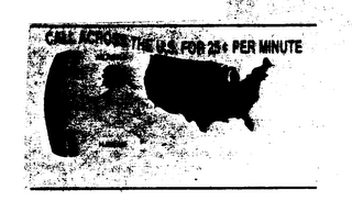 CALL ACROSS THE U.S. FOR 25 PER MINUTE ALASKA HAWAII MEGA COMMUNICATIONS INC. logo