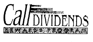 CALL DIVIDENDS REWARDS PROGRAM logo