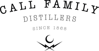 CALL FAMILY DISTILLERS SINCE 1868 C logo