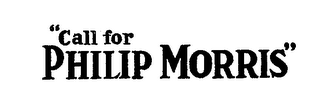 "CALL FOR PHILIP MORRIS" logo