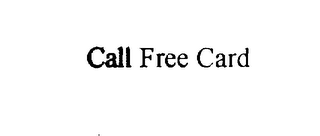CALL FREE CARD logo