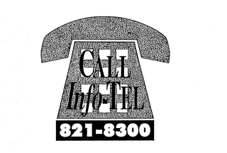 CALL INFO-TEL 821-8300 logo