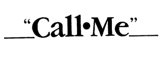 "CALL ME" logo