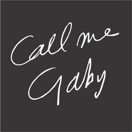 CALL ME GABY logo
