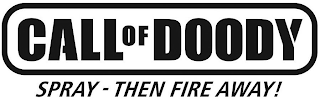 CALL OF DOODY SPRAY - THEN FIRE AWAY! logo