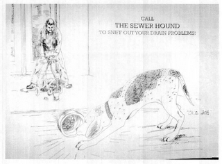 CALL THE SEWER HOUND TO SNIFF OUT YOUR DRAIN PROBLEMS! "OLE JOE" logo