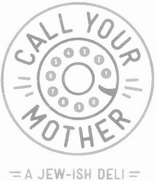 CALL YOUR MOTHER A JEW-ISH DELI logo
