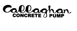 CALLAGHAN CONCRETE PUMP logo