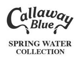 CALLAWAY BLUE SPRING WATER COLLECTION logo