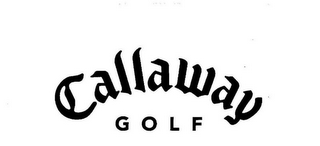 CALLAWAY GOLF logo
