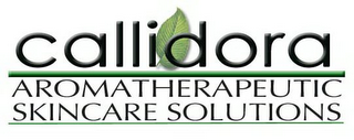 CALLIDORA AROMATHERAPEUTIC SKIN CARE SOLUTIONS logo