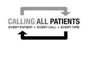 CALLING ALL PATIENTS EVERY PATIENT · EVERY CALL · EVERY TIME logo
