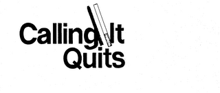 CALLING IT QUITS logo
