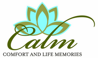 CALM COMFORT AND LIFE MEMORIES logo