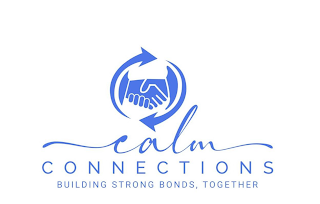 CALM CONNECTIONS BUILDING STRONG BONDS, TOGETHER logo