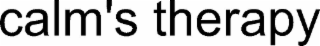 CALM'S THERAPY logo