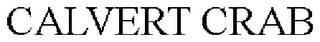 CALVERT CRAB logo