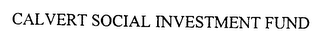 CALVERT SOCIAL INVESTMENT FUND logo