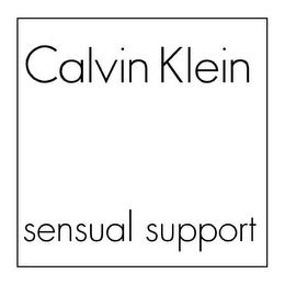 CALVIN KLEIN SENSUAL SUPPORT logo