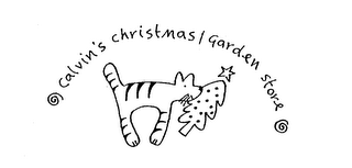 CALVIN'S CHRISTMAS/GARDEN STORE logo
