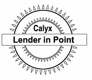 CALYX LENDER IN POINT logo