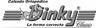 CALZADO ORTOPÉDICOS DINKY CLASSIC LA FORMA CORRECTA logo