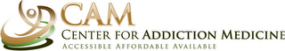 CAM CENTER FOR ADDICTION MEDICINE ACCESSIBLE AFFORDABLE AVAILABLE logo