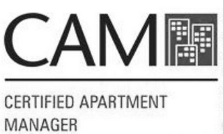 CAM CERTIFIED APARTMENT MANAGER logo