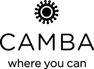 CAMBA WHERE YOU CAN logo