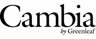 CAMBIA BY GREENLEAF logo