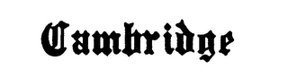 CAMBRIDGE logo