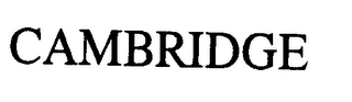 CAMBRIDGE logo
