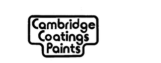 CAMBRIDGE COATINGS PAINTS logo