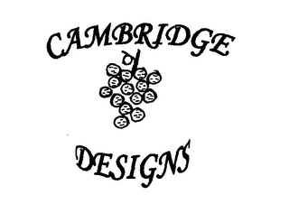 CAMBRIDGE DESIGNS logo
