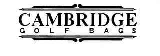 CAMBRIDGE GOLF BAGS logo