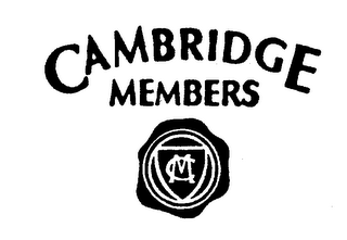 CAMBRIDGE MEMBERS CM logo