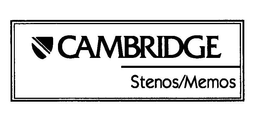 CAMBRIDGE STENOS/MEMOS logo
