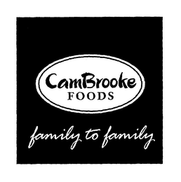CAMBROOKE FOODS FAMILY TO FAMILY logo