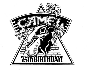 CAMEL 75TH BIRTHDAY! logo