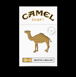 CAMEL CRAFT PREMIUM AMERICAN BLEND GOLD SMOOTH & MELLOW