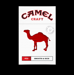CAMEL CRAFT PREMIUM AMERICAN BLEND RED SMOOTH & RICH