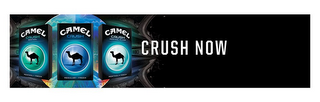CAMEL CRUSH MENTHOL MENTHOL FRESH CAMELCRUSH REGULAR FRESH CAMEL CRUSH MENTHOL SILVER MENTHOL FRESH CRUSH NOW logo