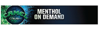 CAMEL CRUSH MENTHOL ON DEMAND logo
