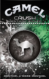 CAMEL CRUSH MENTHOL SILVER MENTHOL MORE MENTHOL logo